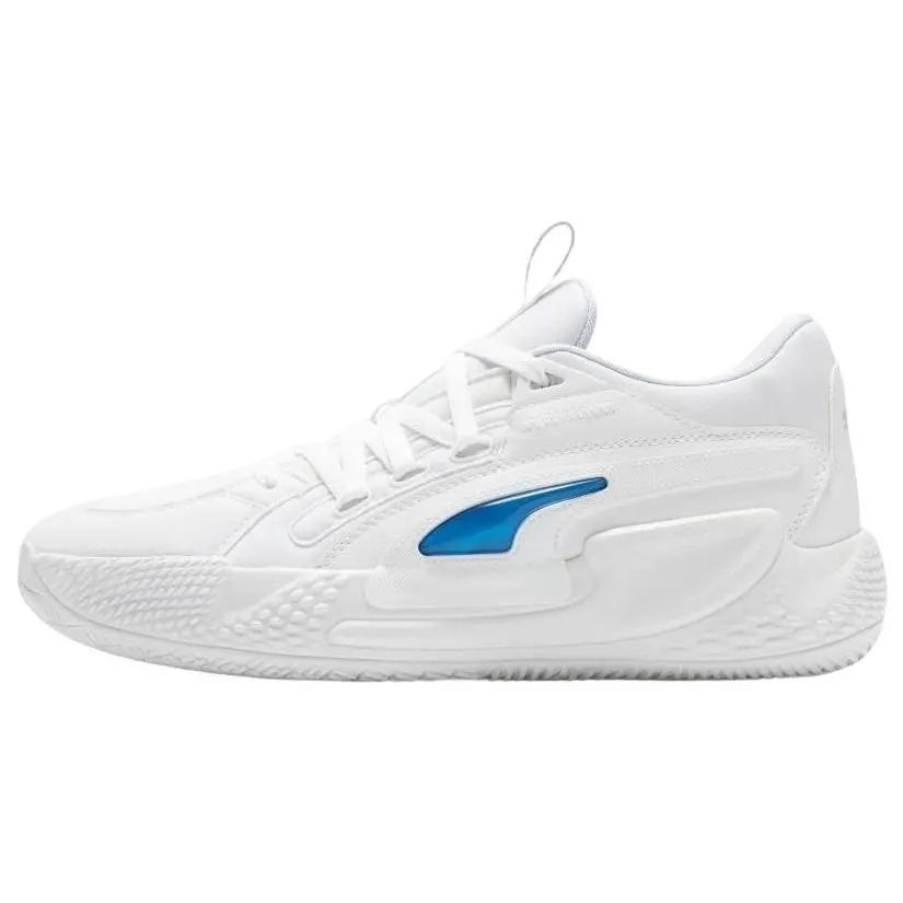 PUMA Court Rider Fashion Versatile Non-Slip Durable Breathable Low-Top Basketball Shoes 378051-03