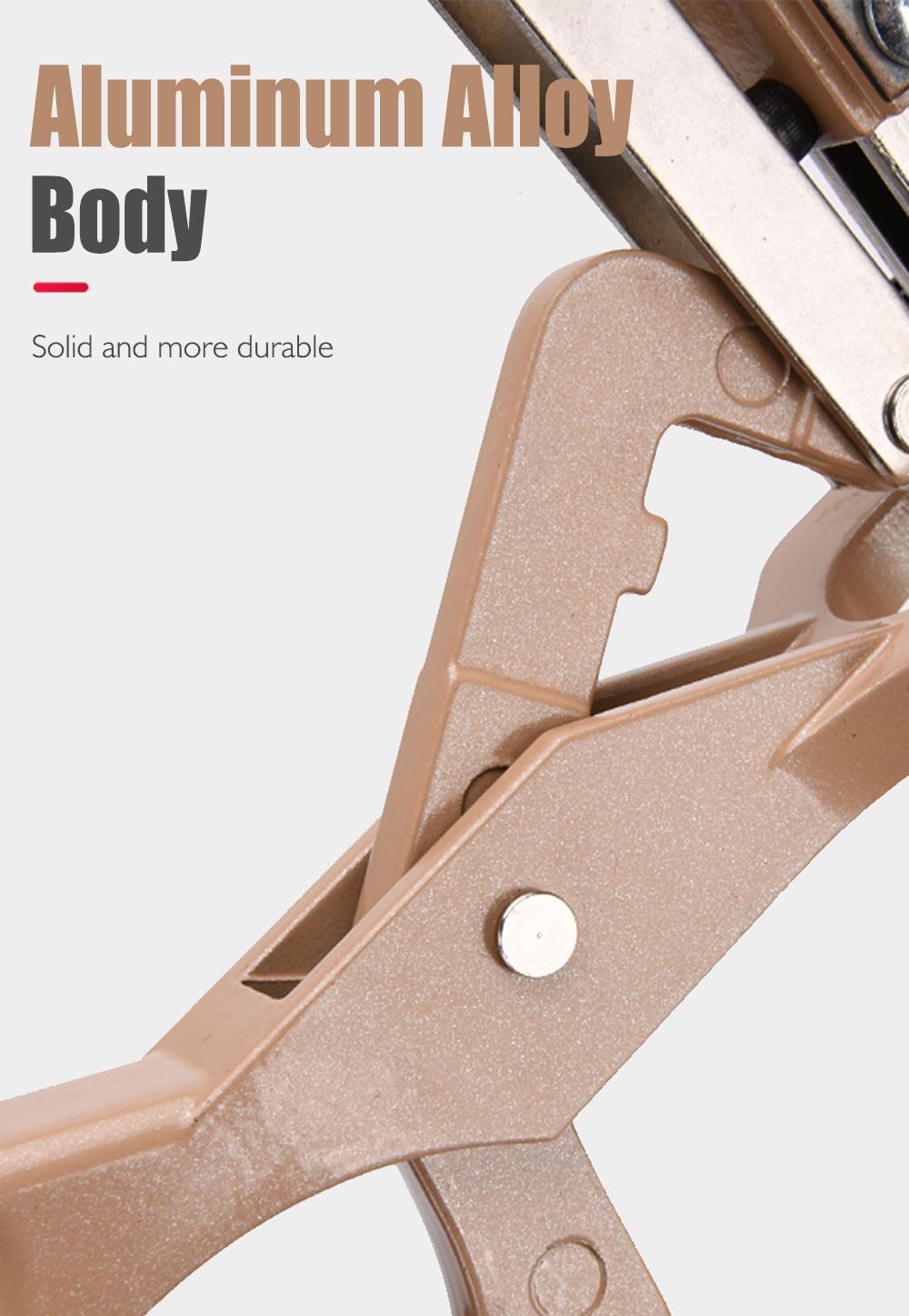 V-Cut Grafting Tool for Fruit Trees, SK5 Steel Grafting Pruner for 8-20mm Branches, Heavy Duty Aluminum Alloy Grafting Cutter with Spring Handle