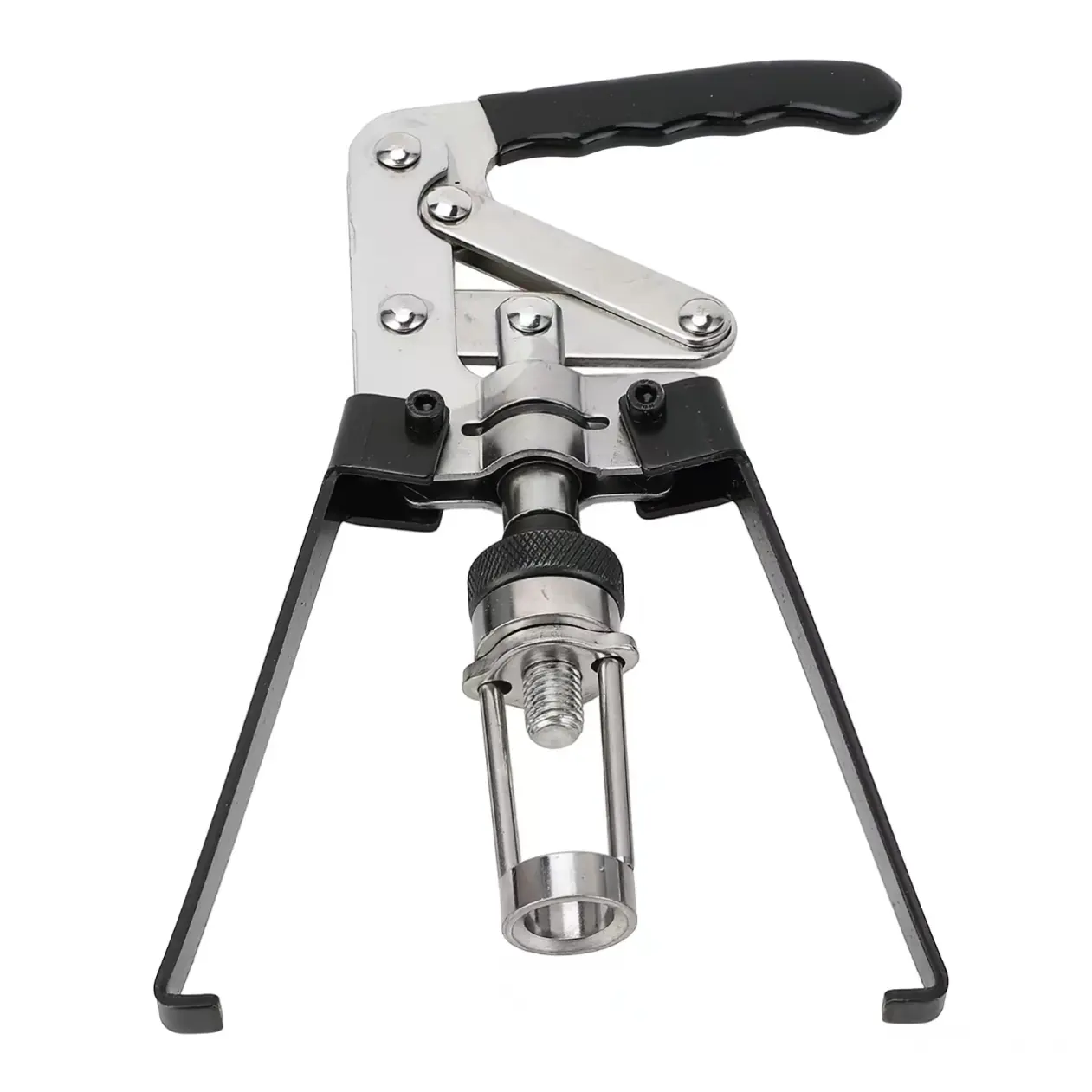 Valve Spring Compressor, Carbon Steel Overhead Valve Spring Remover Compressor Press Type Hand Valve Pliers for Oil Seal Disassembly and Installation fathers day gift