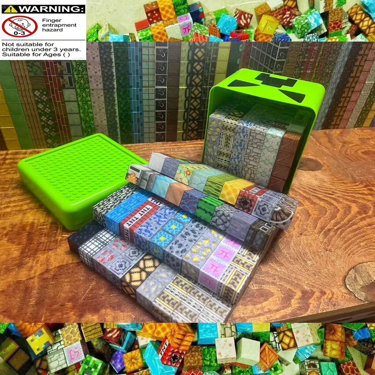 Magnetic Building Blocks Educational Toy, Learning & Experiment Mini Stationery, Creative Iron Stone Cubes Kids Gift, Fun Magnetic Puzzle