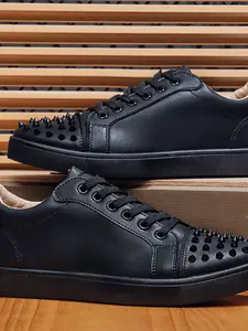 Men's Breathable Knit Casual Shoes, Summer Outdoor Anti-Slip Soft Sole, Versatile Business Commute Sports Sneakers