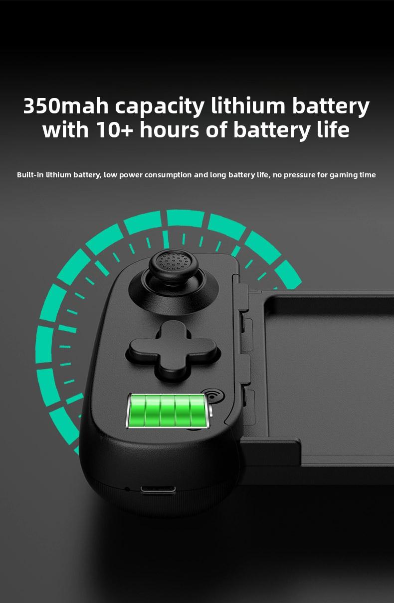 Dual Hall Effect Telescopic Gamepad - D6DP Wireless Controller for Switch Android iOS Windows