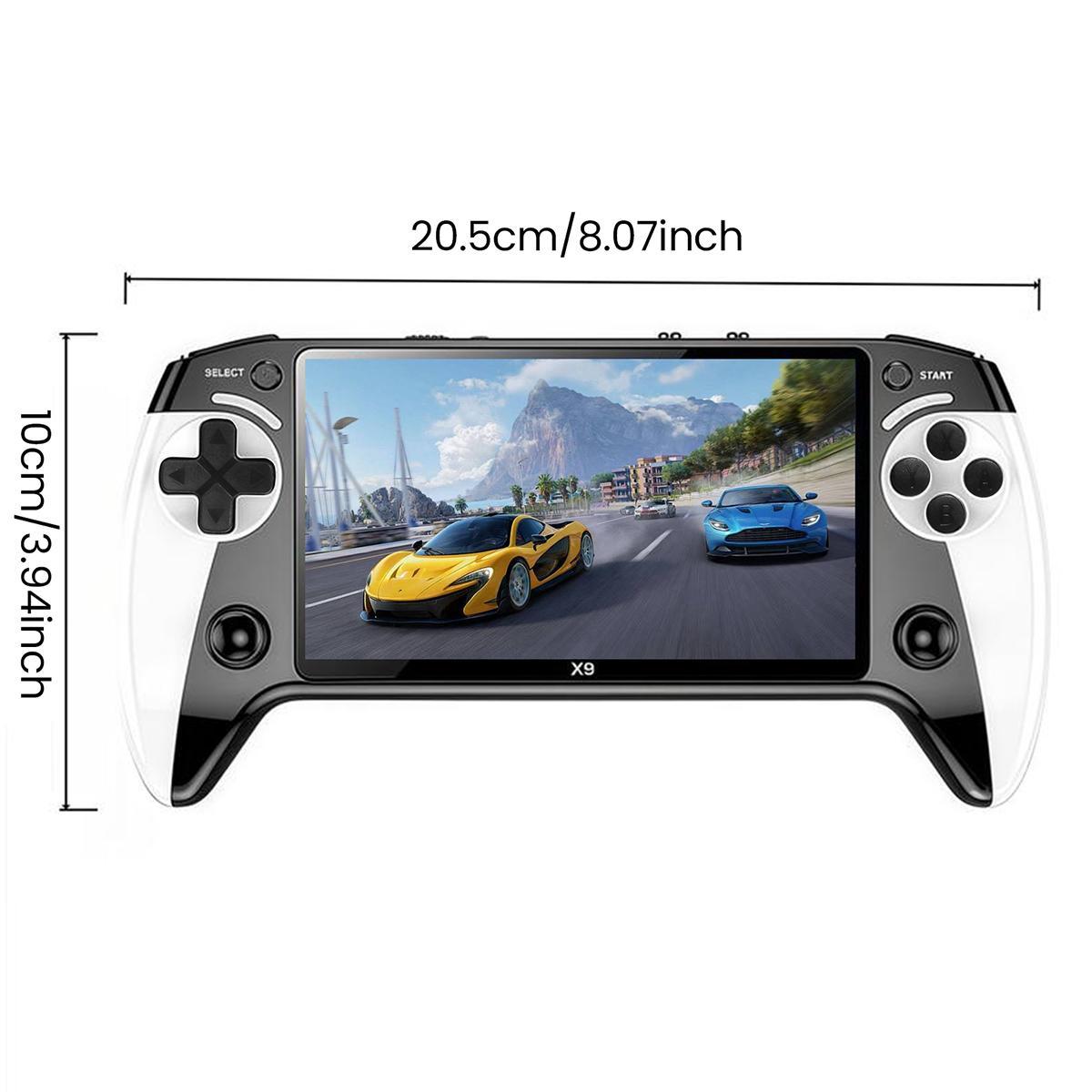 Portable Retro Game Console, 5.5-Inch Large Screen, 10 Emulator Support, Ultra HD Graphics Handheld Game Console, Ideal Gift for Birthdays, Fathers Day & Christmas, boys Box Compact game console retro game consoles gamer gifts