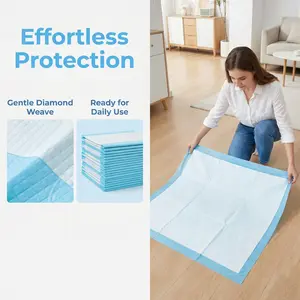 Disposable Absorbent Liner Pads for Dogs - Pet Training Pads for Potty Training, Whelping, Floor Protection (Suitable for Cats, Rabbits, Guinea Pigs)