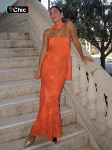 women's floral print evening dress with ribbon, elegant beautiful sleeveless long dress for party dating wear, ladies spring clothes, floor length dress, beautiful maxi gown, formal date night dresses, womenswear, dresses for summer, floral pattern dress