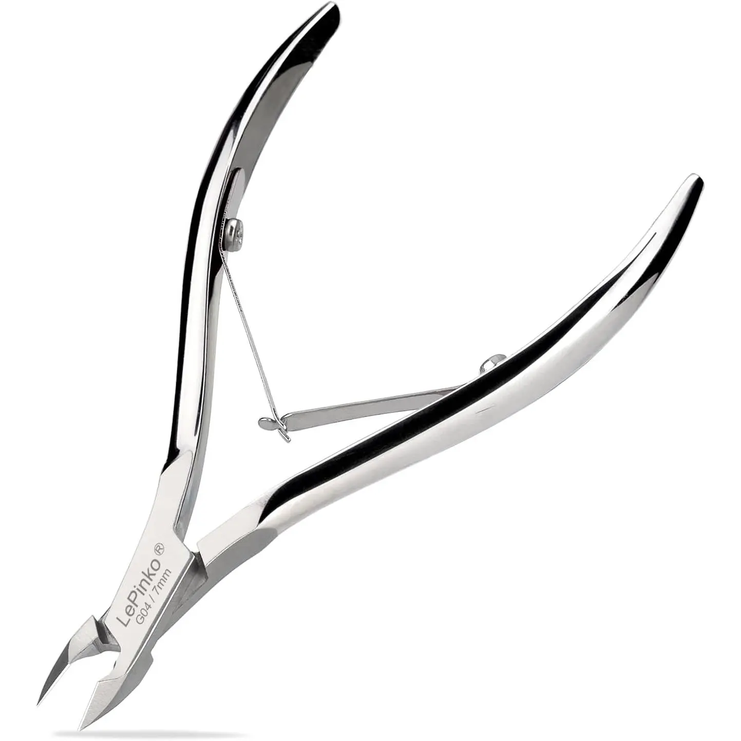 Professional Cuticle Trimmer kit, Super Sharp Dead Skin Clipper, Labor-saving Cuticula Remover for Fingernail Toenail, Manicure Pedicure Tool for Women Men, Home Salon Use, 7mm Jaw