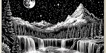 Black and White Tapestry Starry Night Mountain Tapestry Aesthetic Moon Wall Tapestry Nature Forest Tapestry Galaxy Space Tapestry Wall Hanging for Home Decor(51.2"x59.1") Black and White Tapestry Starry Night Mountain Tapestry Aesthetic Moon Wall Tapestry Nature Forest Tapestry Galaxy Space Tapestry Wall Hanging for Home Decor(51.2"x59.1")