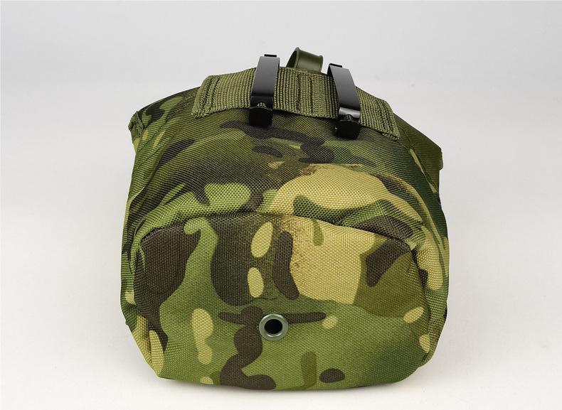 Tactical Military Canteen Kit with Camo Cover, 1L Portable Water Bottle Set for Camping, Hiking, Survival & Outdoor Adventures