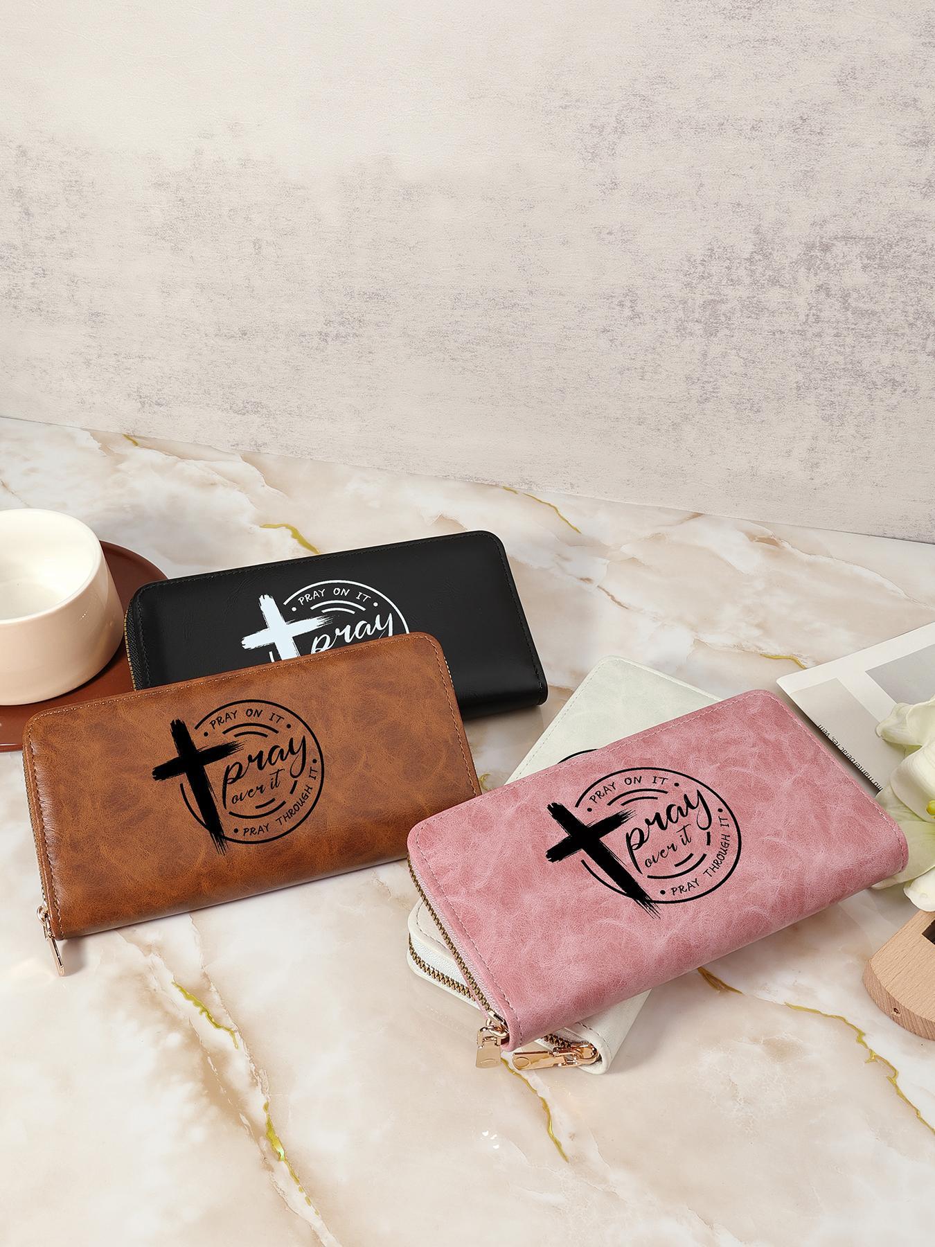 Fashionable Women's Letter Design Long Wallet, Fashionable Wallet with Multiple Card Slots, Women's Multi-functional Card Clip, Elegant Stylish Purse, Fashionable Versatile Purse, Card Holder Wallet