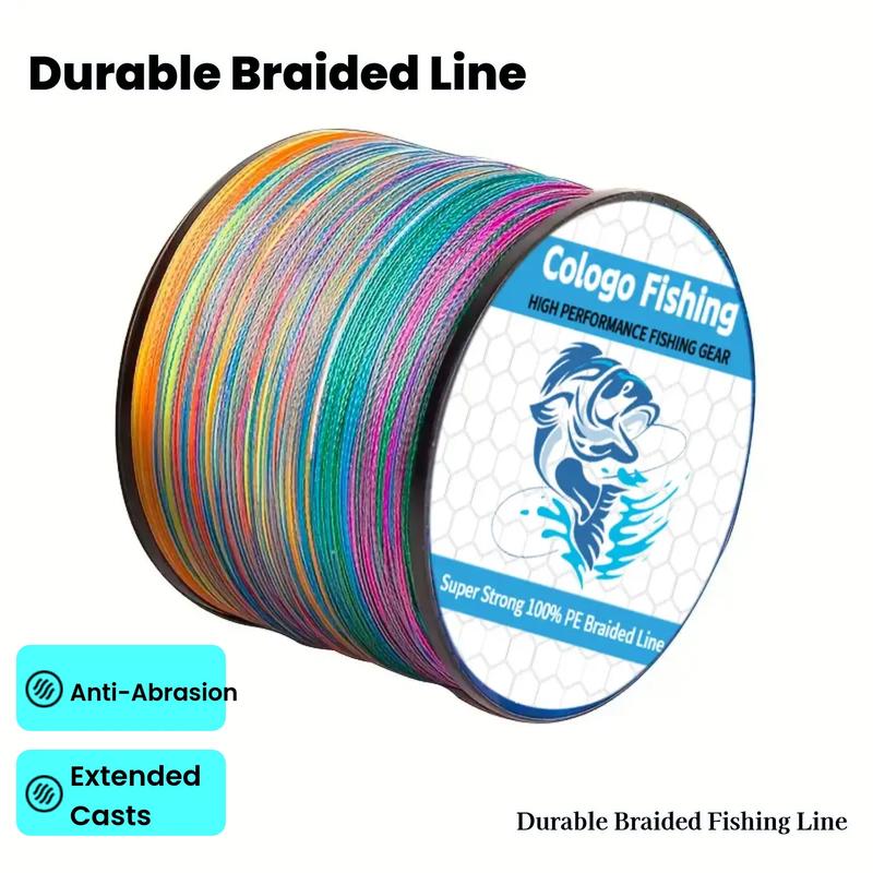 4-strand Multifilament Braided Fishing Line, 500m/1640ft Fishing Line, Strong Durable & Long-lasting Fishing Line, Tackle Accessories