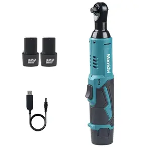 3/8" Brushless Cordless Ratchet Wrench – Essential Automotive Repair Tool, Battery & Charger Included