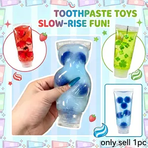 Toothpaste Stress Ball Shapeable Squishy Toy, Non-Bounce Jam Vaseline Feel, Asmr Fidget Toys for Kids & Adults, Anti Stress Gifts