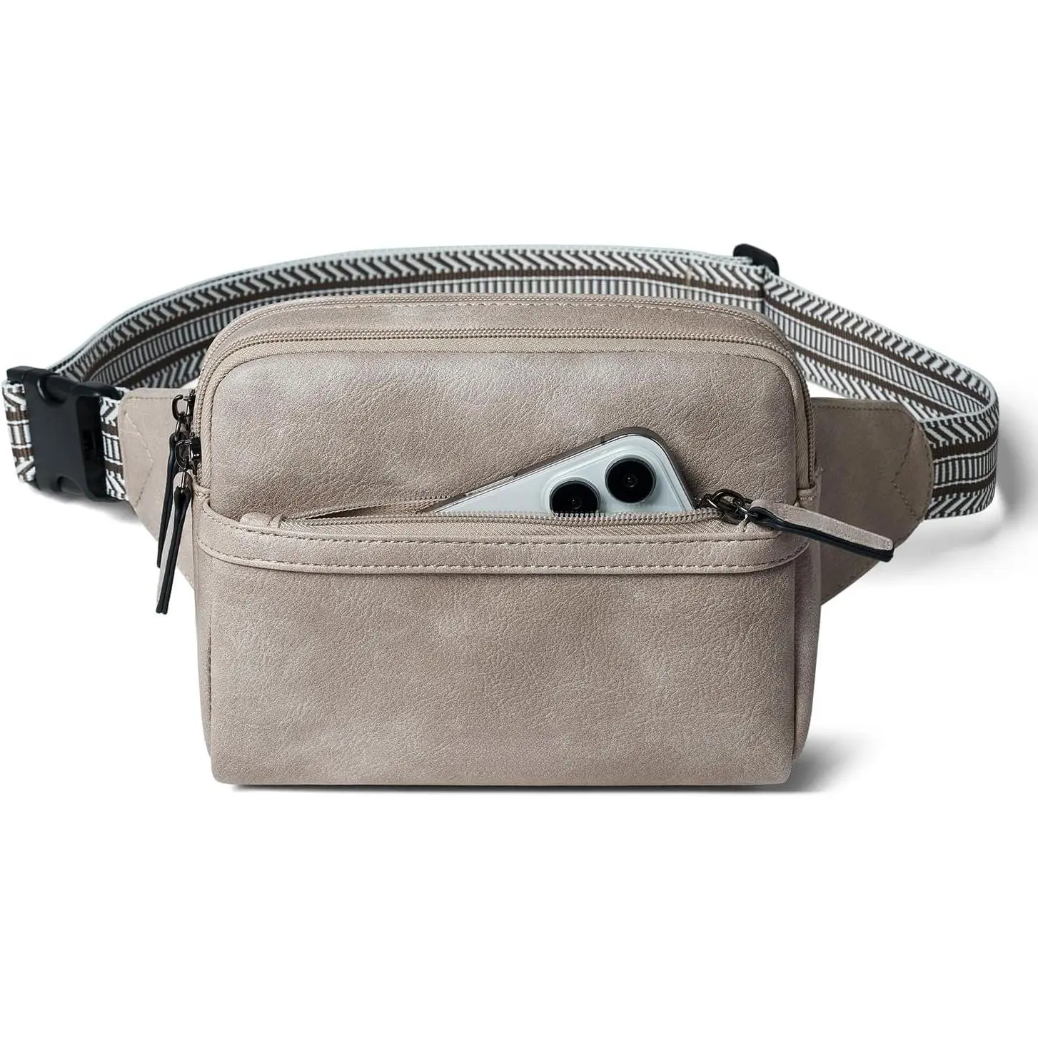 3L Fanny Packs Belt Bag for Women Small Everywhere Crossbody Bag  Packs Faux Leather Sling Chest Travel Purse