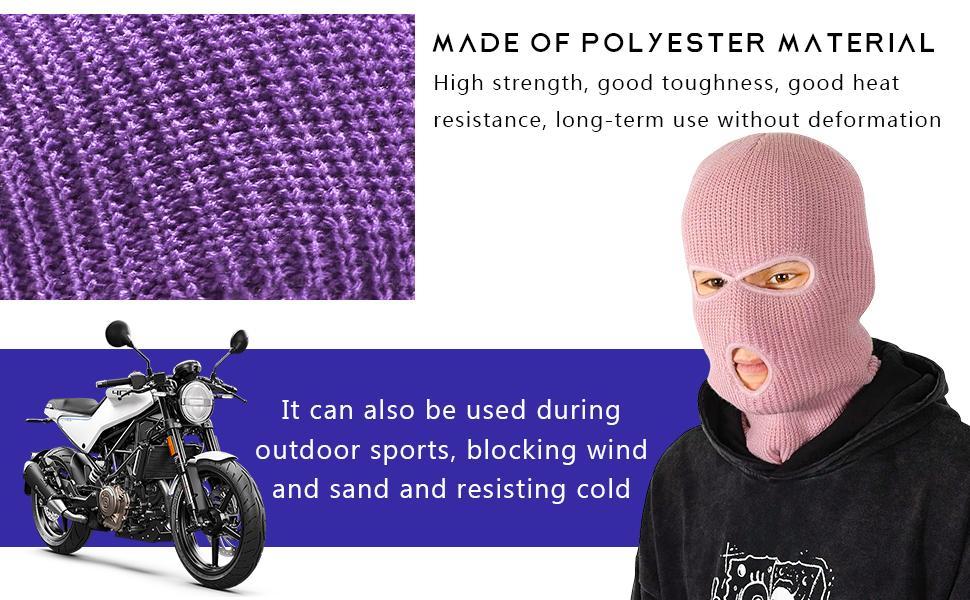 2 PCS Car Headrest Cover, Personalized Funny Car Seat Full Face Mask, Ski Mask Wrap Protection for Auto Front Seat Rest Decoration, Universal Interior Car Accessories (White)