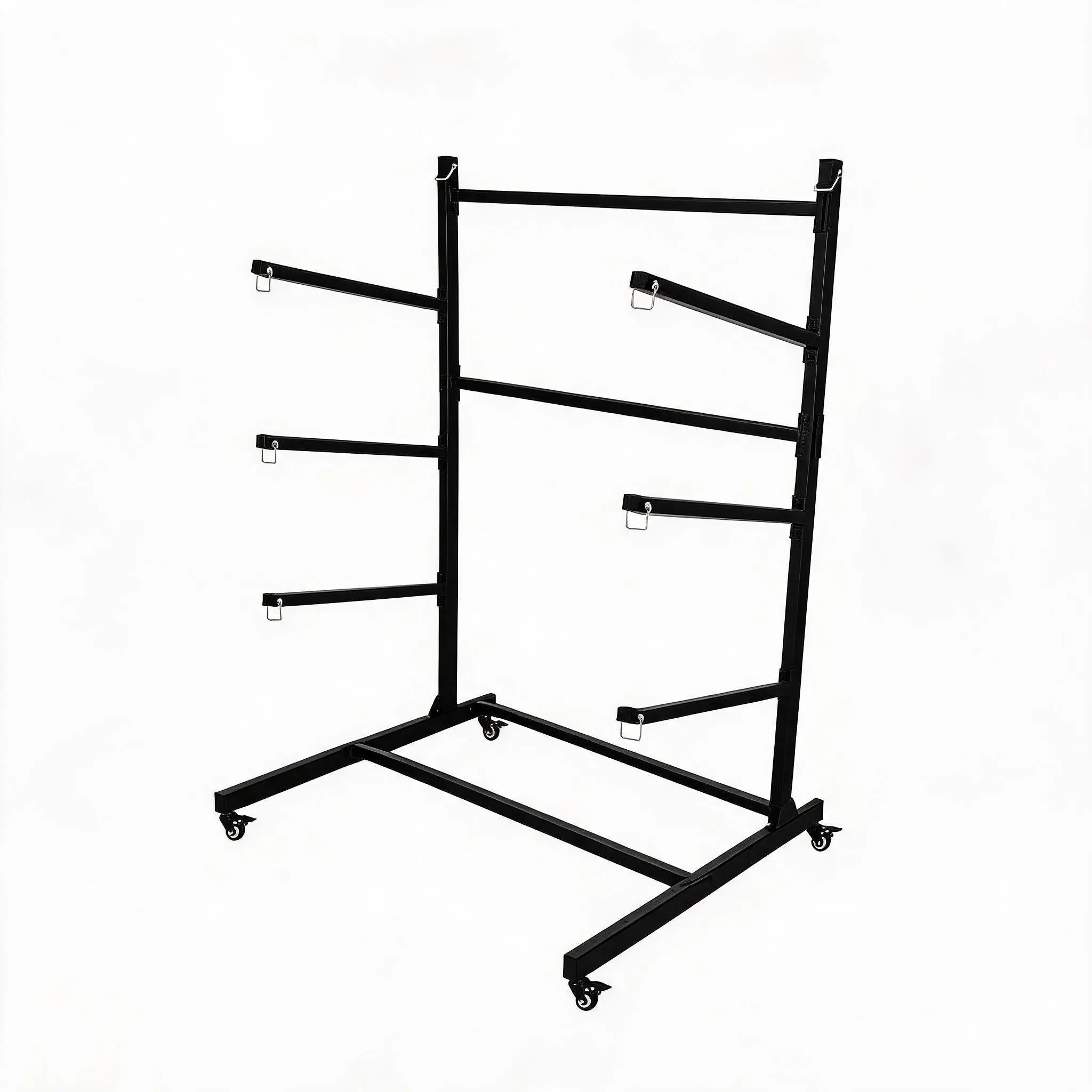 Heavy Duty Kayak Storage Rack with Wheels – Adjustable Freestanding Stand for Indoor or Outdoor Use – Stores Kayaks, Canoes, Surfboards, Paddleboards – Secure, Space-Saving, Durable Design