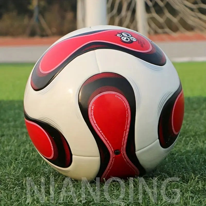 Size 5 Polyurethane (PU) Soccer Ball - Handmade Seamless Heat Bonded, Moderate Elasticity, Easy Kick, Anti-Slip, Waterproof for Adult Training & Soccer Ball Games, Adults