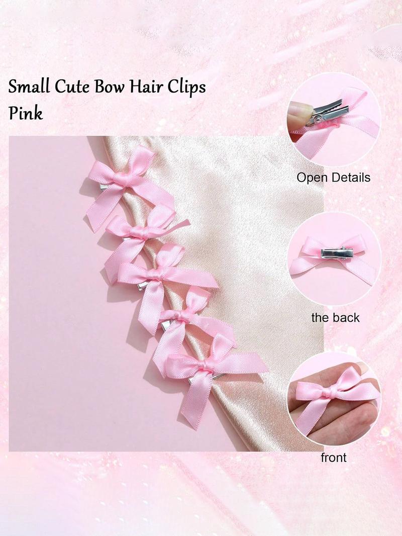 Cute Bowknot Design Hair Clips, Hairpin, Fashionable Hair Accessories for Women & Girls, Minimalist Headwear Suitable for Thick Hair