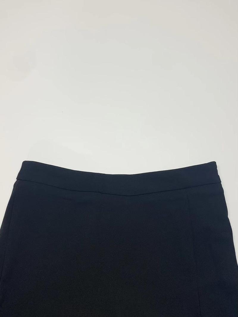 Women's Solid Pantskirt, Fashion Casual Pantskirt, Casual Skort for Daily Outdoor Wear, Women Bottoms for Summer