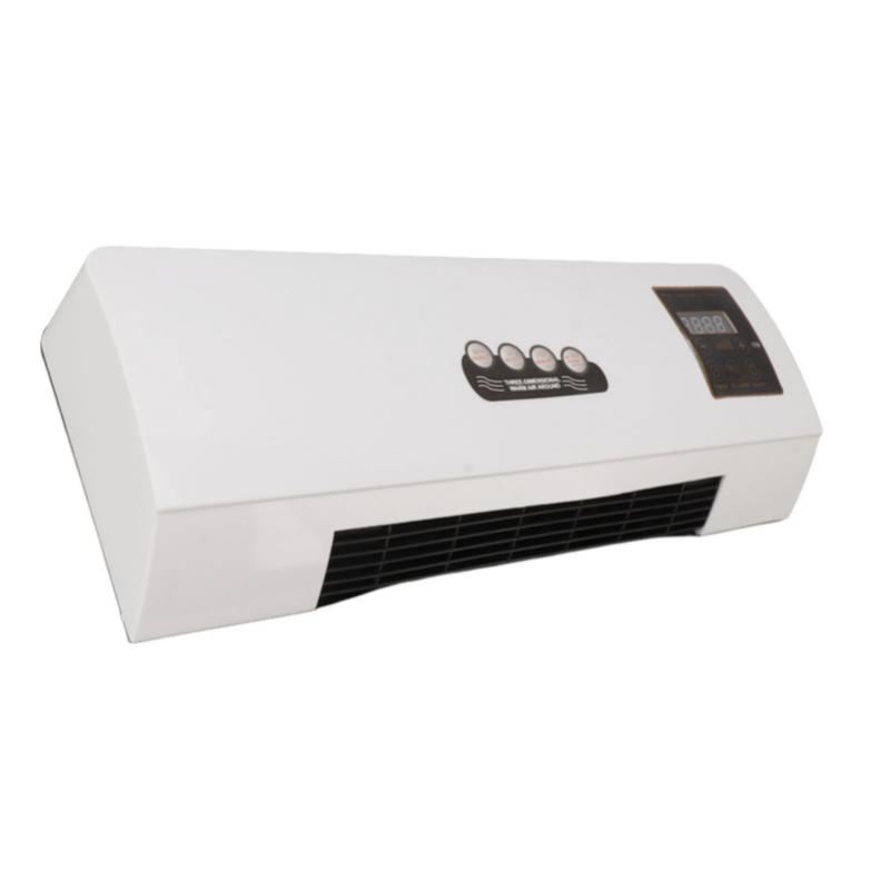 Wall Mounted Air Conditioning Hot Fan 10m Remote Control 1800W Air Conditioner Heater for Bedroom