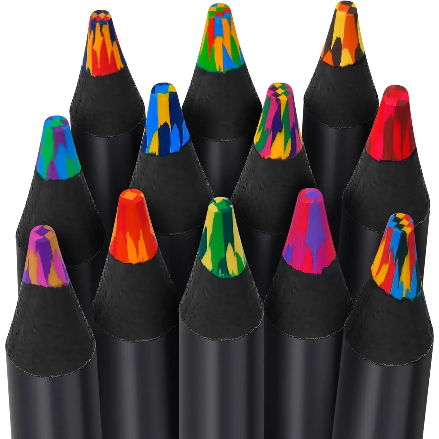 12 Colored Rainbow Pencils for Teen Girl Boys | Stocking Stuffers for , Art Supplies Gifts Trendy Stuff, Birthday Party Favors Arts and Crafts 5-12 Year Old