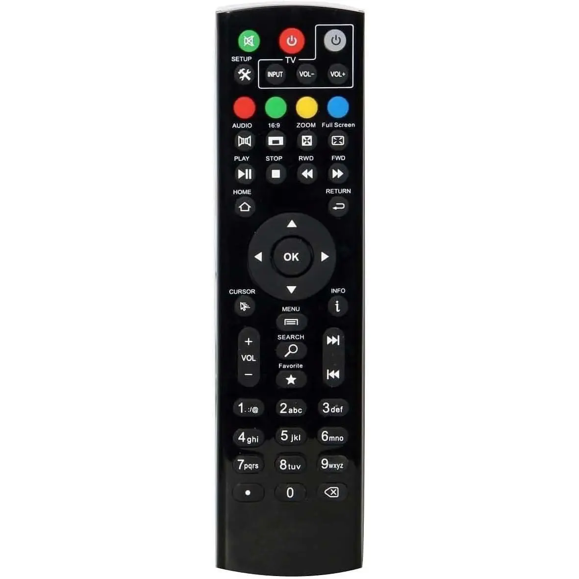 Universal Super Remote Control - Compatible with Super Box S1, S2, S3, S4, S5 Pro, S5, S6 Max, S6 Ultra, and Q1, Elite II