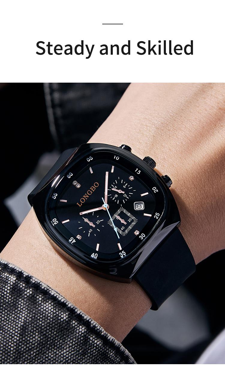 Fashionable waterproof men's and women's universal open watch - fluorescent and soft strap, the choice daily casual wear