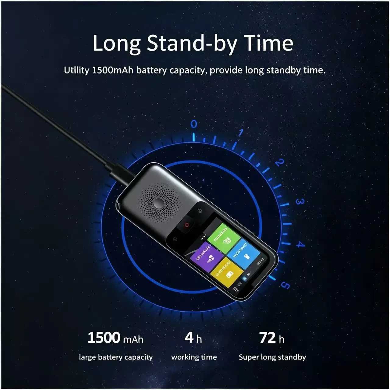 2026 New Translation Device, Portable Translator, Voice Text Bidirectional Translation, Online/offline Dual Mode, Multilingual Interpreting, Ideal for Business and Language Learning