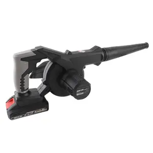 21V Lightweight Battery Powered Leaf Blowers for Patio, Yard, Sidewalk,Small Leaf Blower，2-In-1 Blower &amp; Vacuum Cleaner with Infinite Speed Control Switch