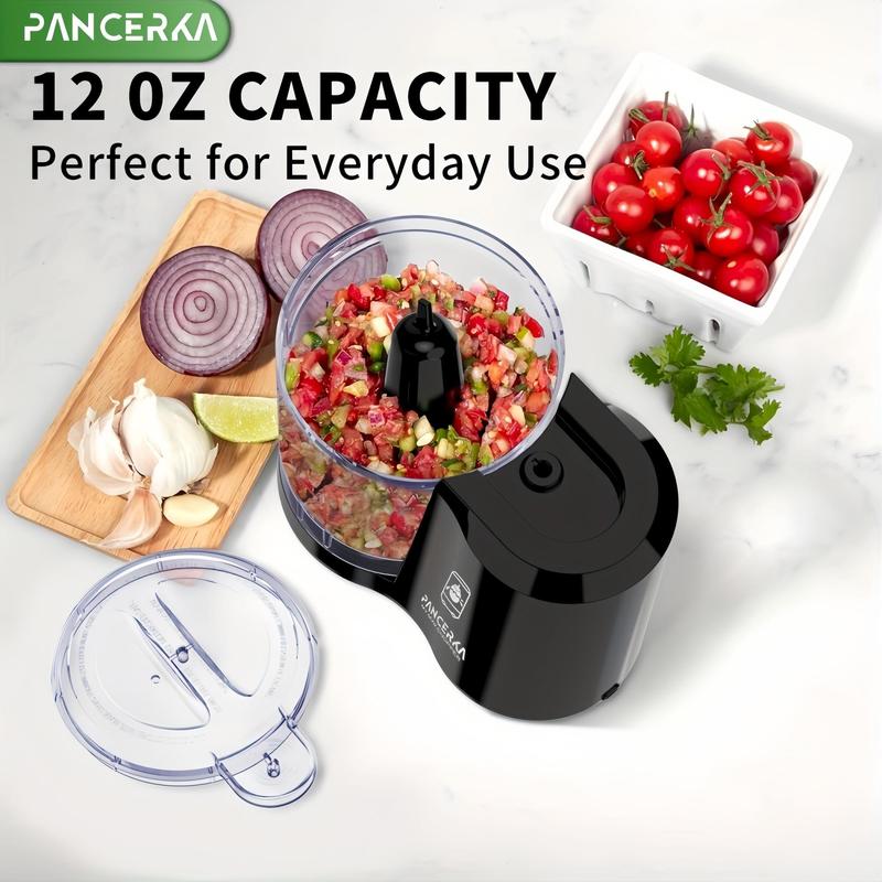 US Plug Charging Electric Vegetable Chopper, 1/2 Counts Mini Food Grade Processor, Convenient Food Chopper for Cutting, Dicing, Chopping and Pureeing, Kitchen Appliances, Kitchen Accessories