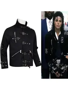 Men's and Women's Role-Playing Jacket, Michael Jackson Style Punk Jacket, Heavy Metal Performance Costume, New Arrival