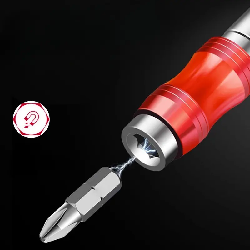 Universal Adapter Self-Locking Drill Bit Extender, Quick-Change Magnetic Extension Rod, Versatile Tool for Electric Drills and Screwdrivers