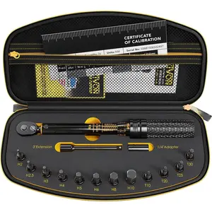 Torque Wrench 1/4-Inch Dr. 15- Kit | 72- Gear, -Direction Click Type 2~26 Nm / 17.7~230.1 in-lb (LX-191)