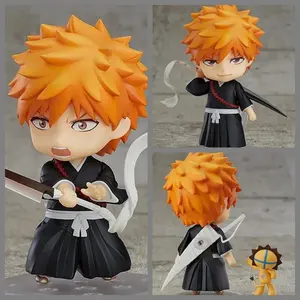 10cm BLEACH 991 Kurosaki Ichigo Collectible Action Figure Toy Doll, Christmas Gift with Box, Collectibles