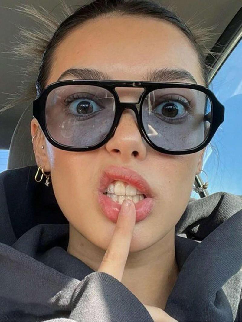 Women's Vintage Candy Color Square Fashion New Sunglasses, Uv400 Protection, Polycarbonate Frame, All Seasons, Party Style