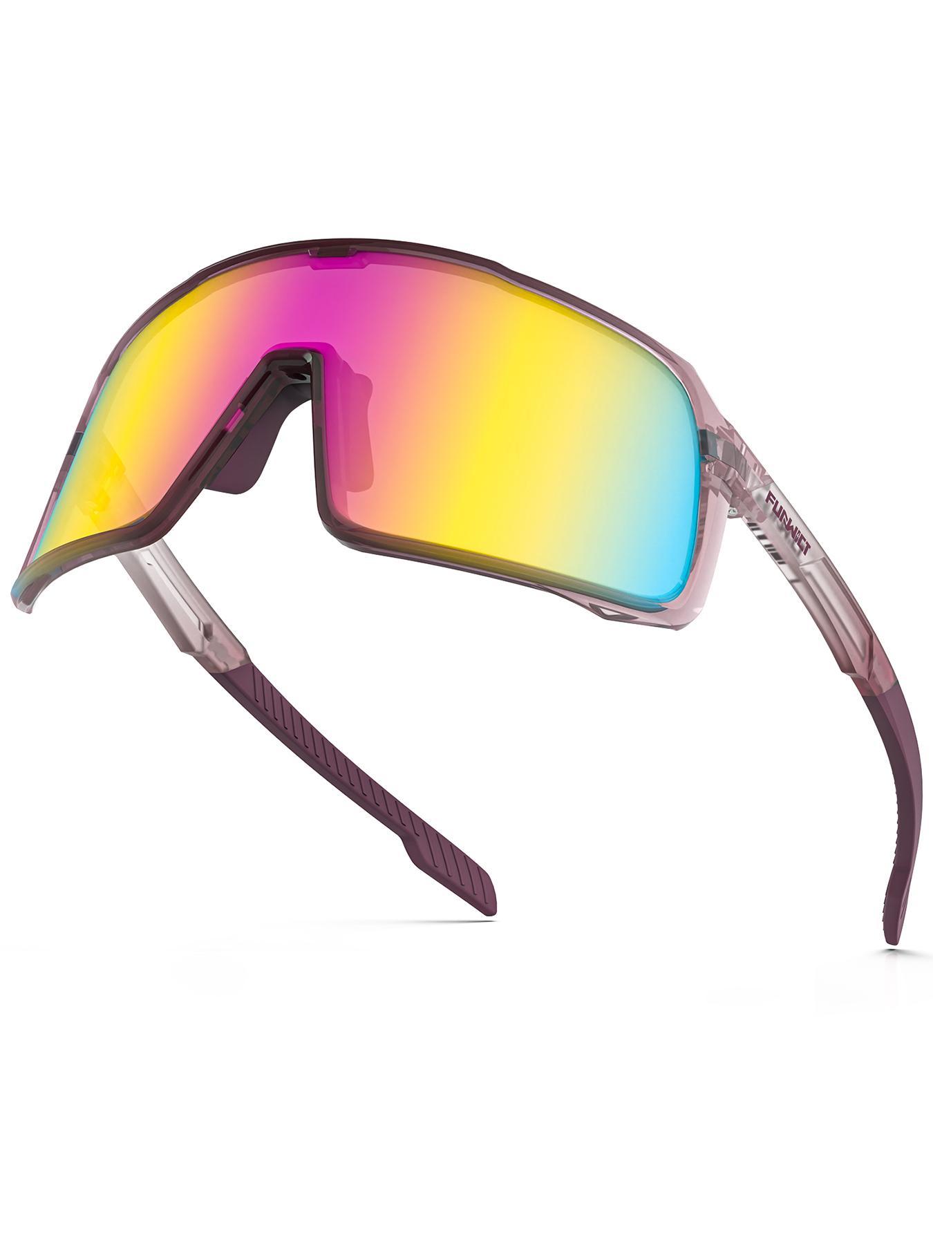 Polarized Sunglasses, Outdoor Sports Protective Glasses, Lightweight Eyewear for Cycling Fishing Hiking Jogging