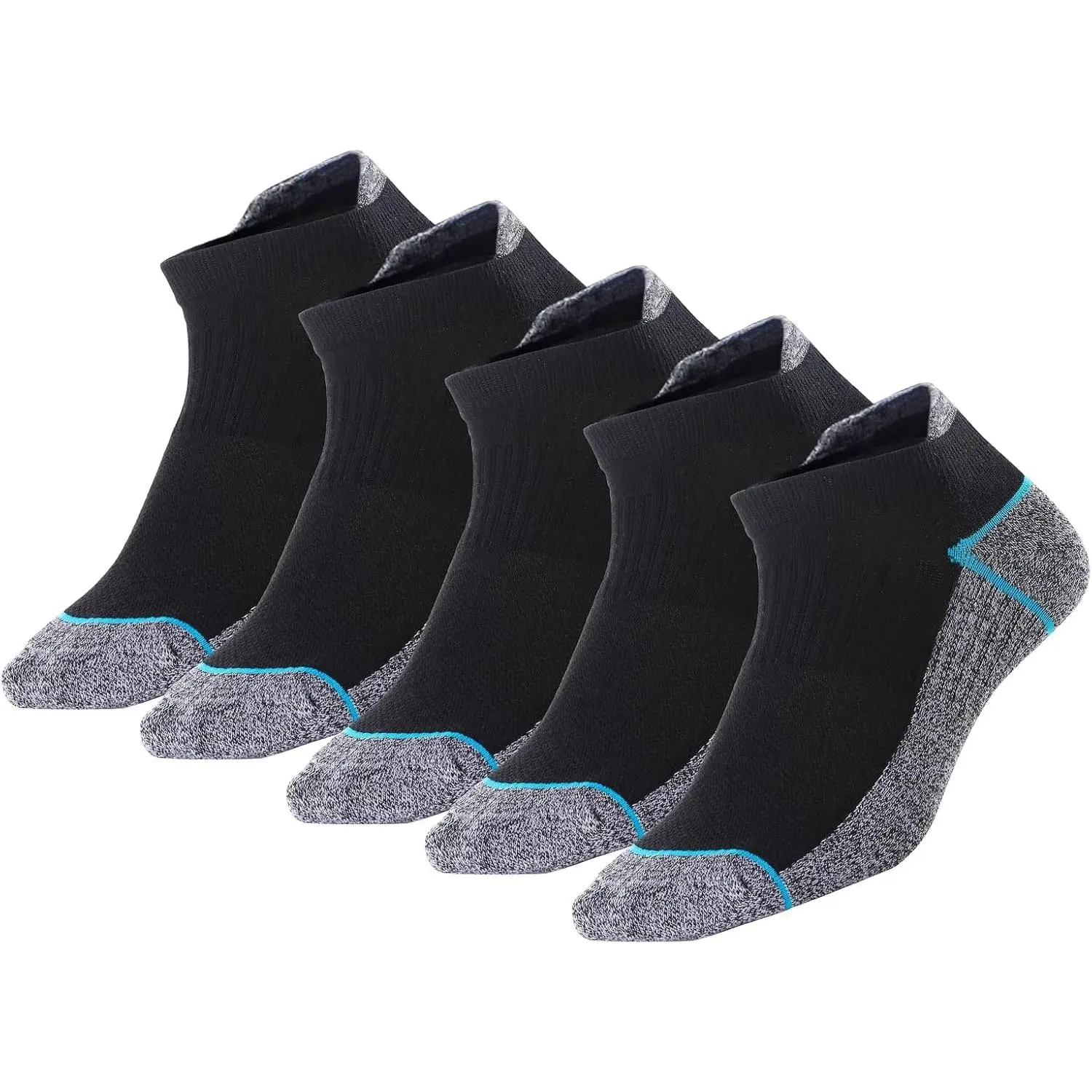 Copper Ankle Athletic Running Socks Moisture Wicking Odor Control for Sweaty Feet