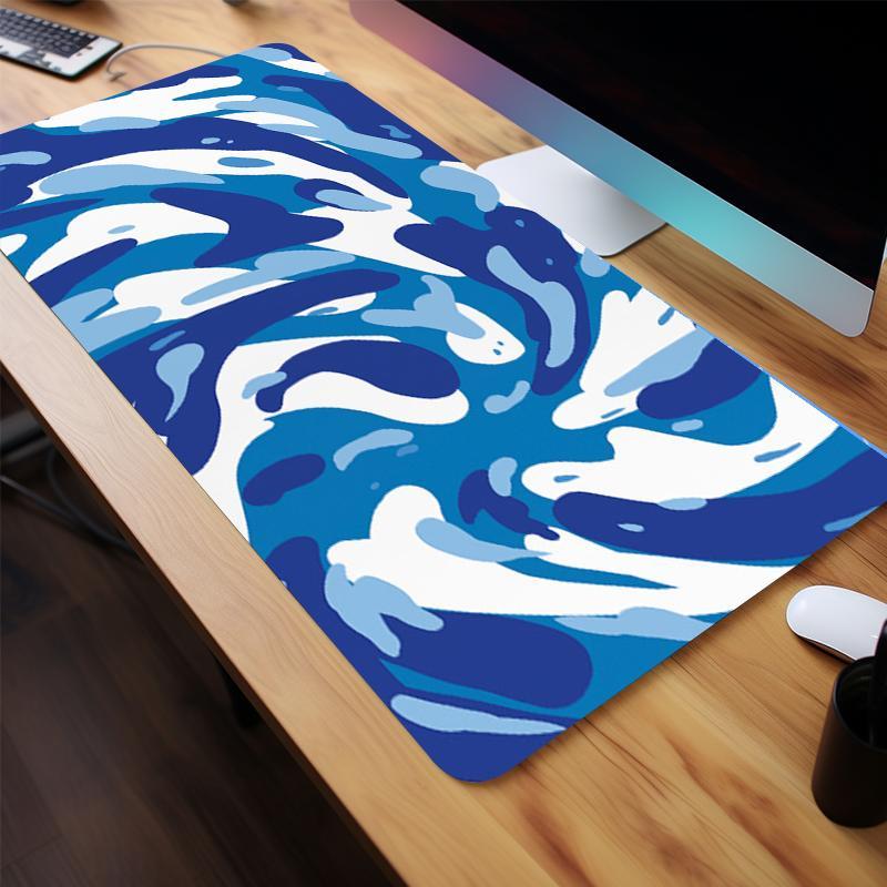 Camouflage Pattern Mouse Pad, 1 Piece Abstract Art Gaming Mouse Pad, Non-slip Mousepad for Gaming Laptop Computer Desktop Office Home Desk Accessories