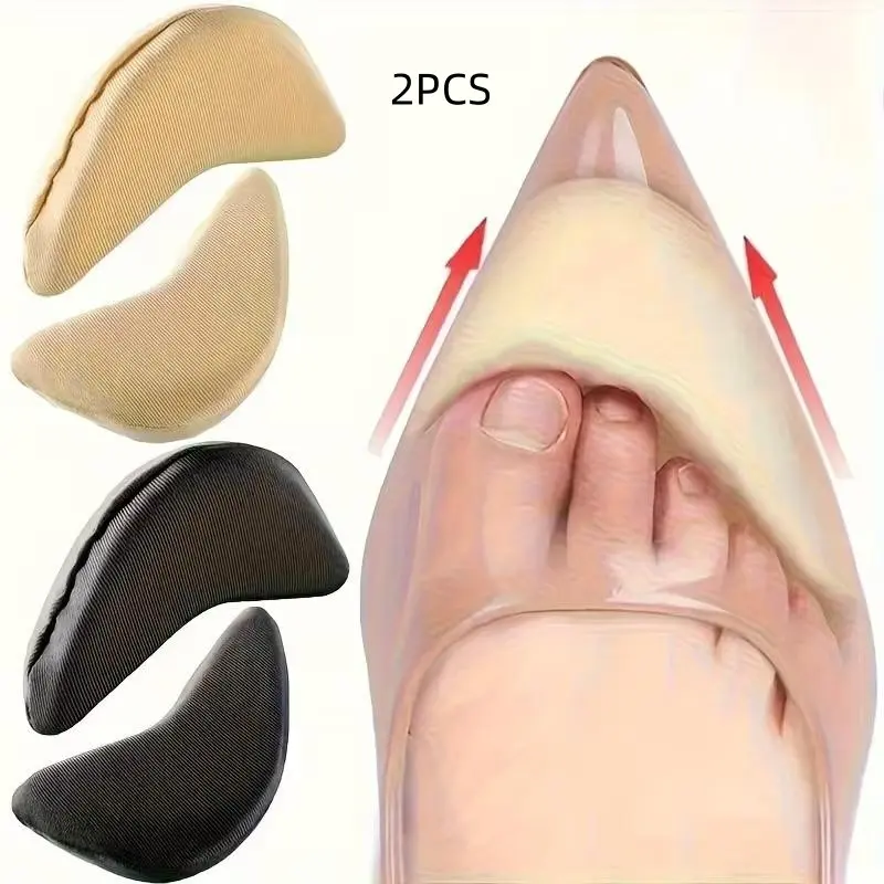High Heel Shoe Head Plugs, Soft Memory Foam, Anti-Slip Anti-Crack Foot Pads, Reduce Shoe Size, Protect Toes, Prevent Slipping, Suitable for High Heels