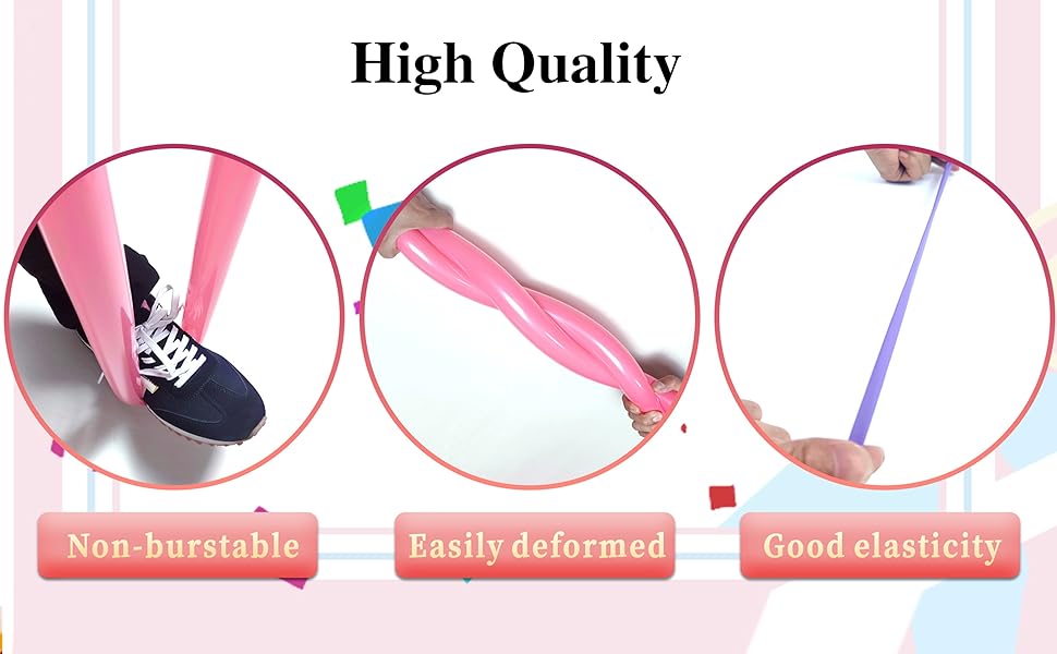 100-Pack 260Q Twisting Balloons – Long Pastel Latex Balloons for Balloon Animals, Parties, Weddings & Events