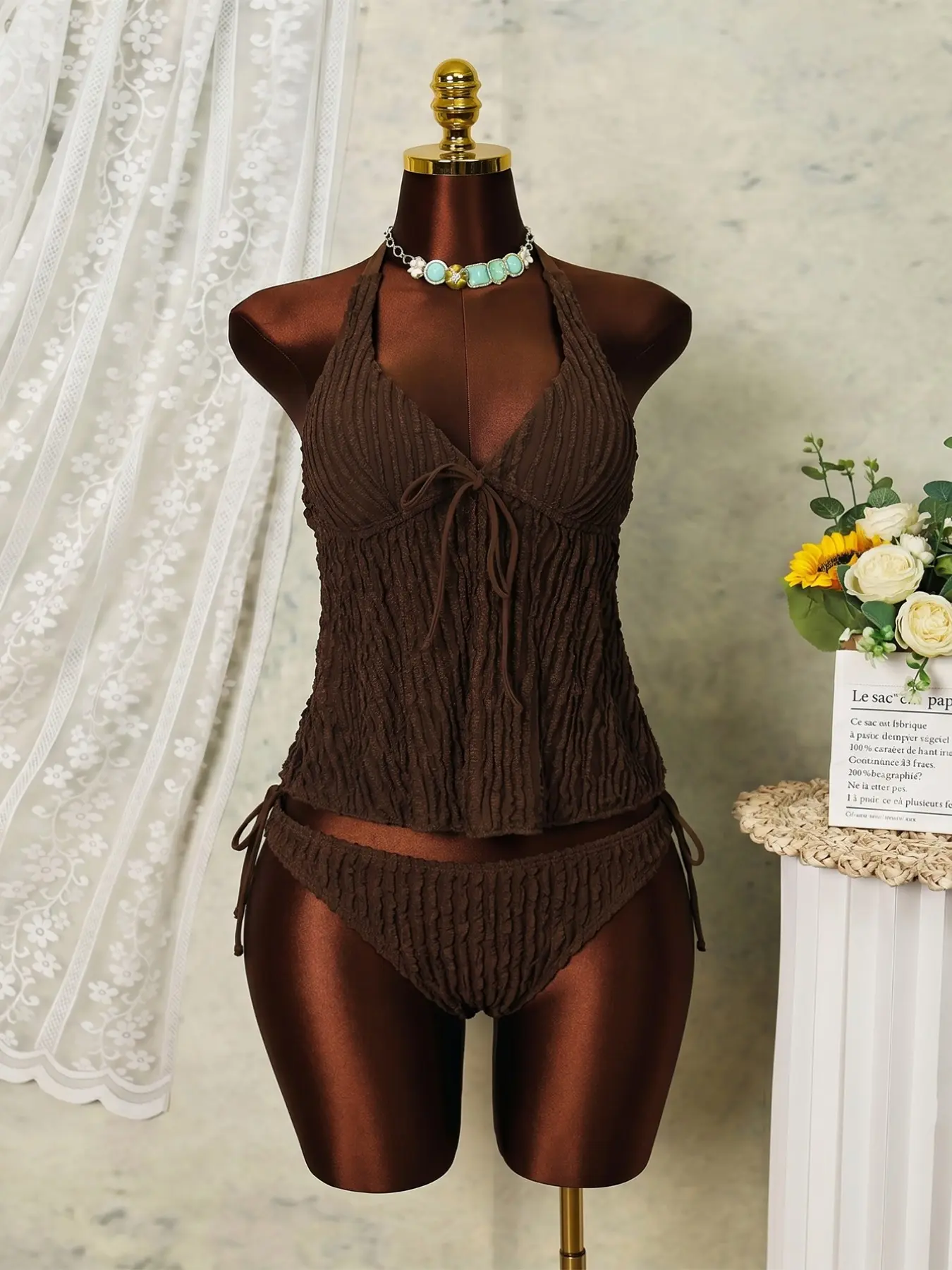 Women's Fashion Split-Body Tankini Swimsuit, Tankini Swimwear, Stylish and Comfortable Split Bathing Suit for Summer, Perfect for Beach and Pool Activities