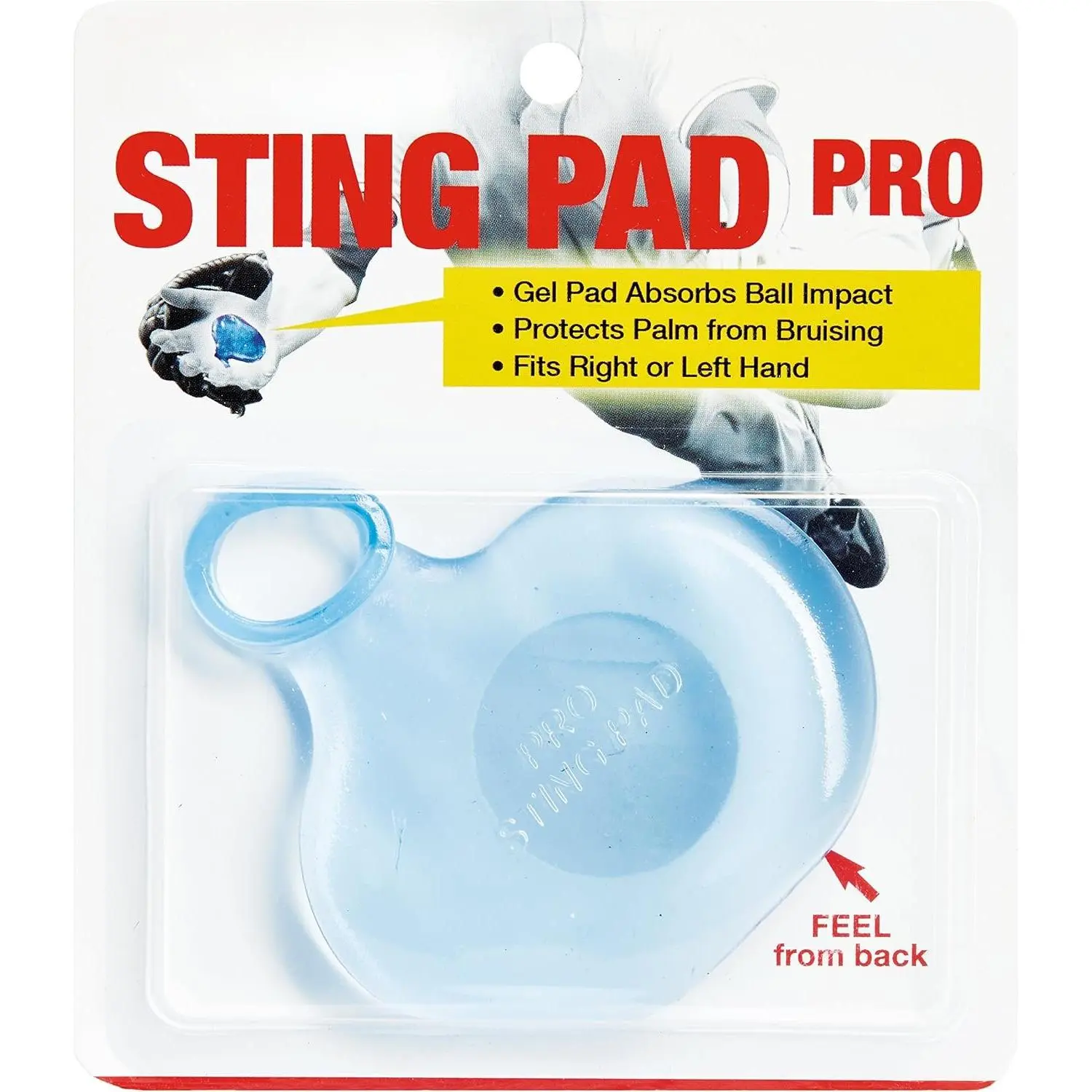 Sting Pad Pro Hand Protector Fits Left or Right Hand for Baseball, Softball, or Hockey