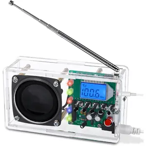 Soldering Kit, Kit with Flashing Lights Display Kit with Headphone Jack Soldering Practice Kit for School Education