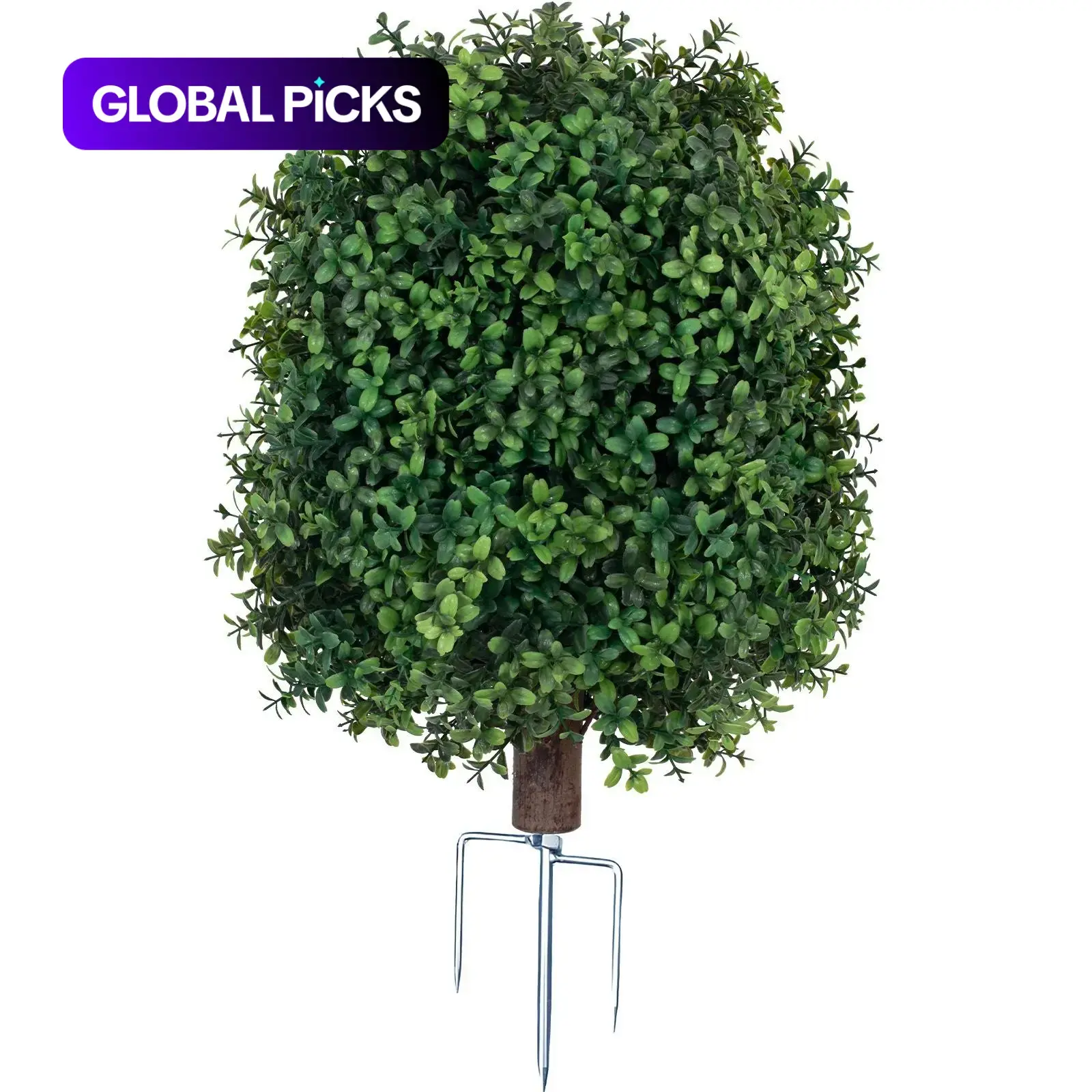 UV-Resistant Artificial Boxwood Plant, Fake Shrub Bush, Real-Touch Faux Greenery, Maintenance-Free Decor for Garden/patio/yard/home, Indoor Outdoor Decorative, Outdoor Faux Plants, Faux Plants Shrubs, Artificial Shrubbery #GLOBAL PICKS