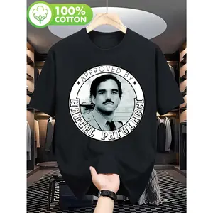 Marcel Patulacci Approved Les Inconnus Men'S T-Shirt Aesthetic Animation Style Pattern Large Size Men'S 180G Weight