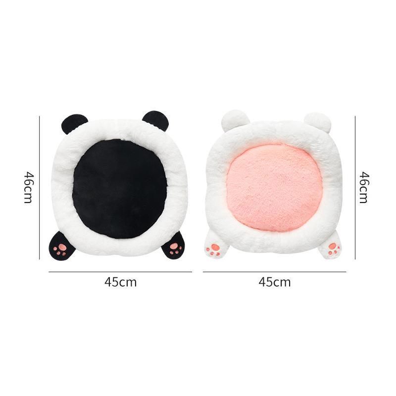 Plush Cartoon Panda/Rabbit Car Waist Neck Pillow Seat Cushion Sofa Office Rest Chair Pad Girl Women Lovers Car Interior Cute