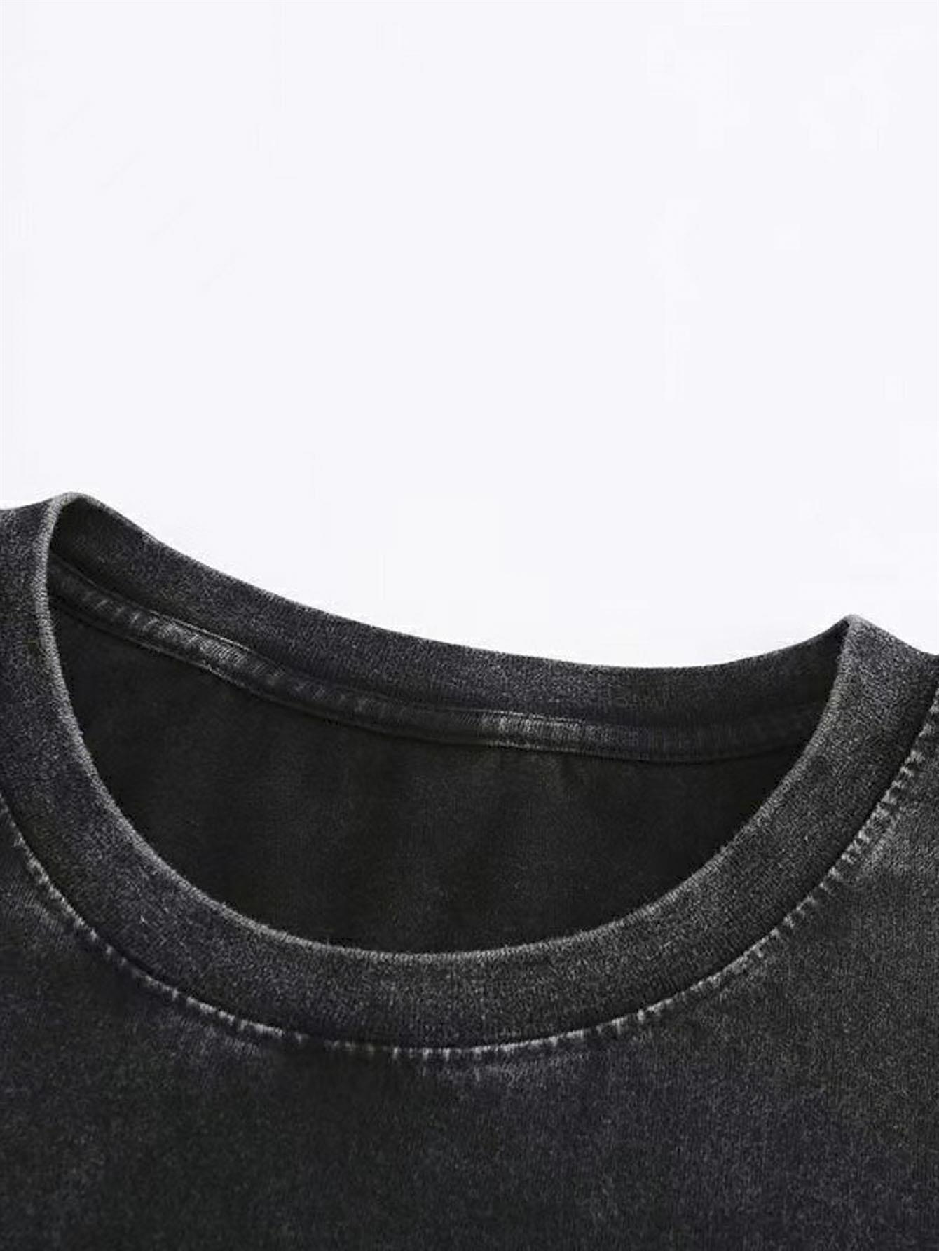 Vintage Washed Black Tshirt Graphic Men Women Clothing Love At First Bite Save A Vampire Donate Blood Retro Halloween Shirt Graph Dracula Halloween Menswear Top 90s tees cotton t-shirt