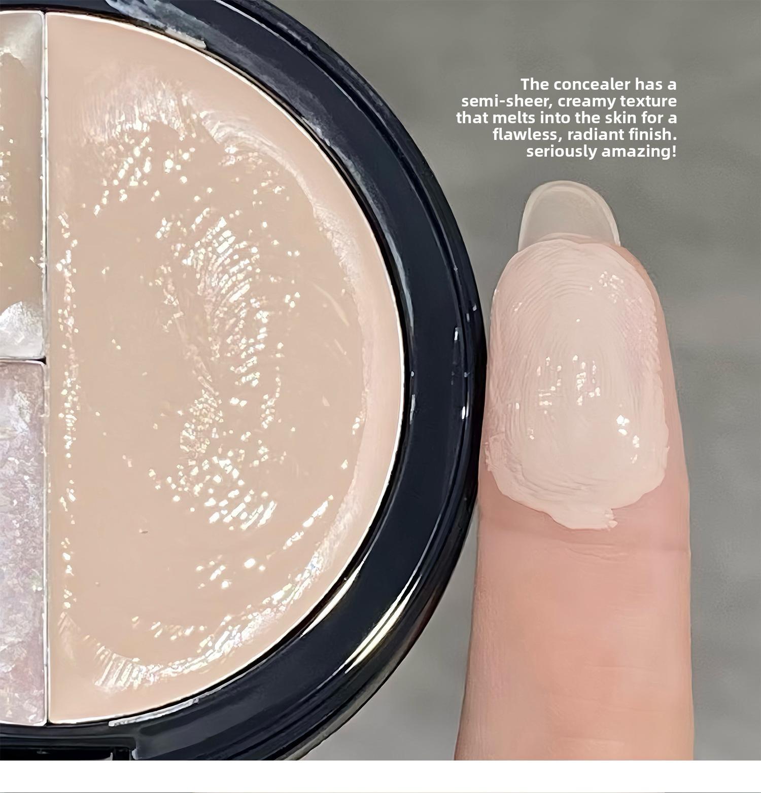 Your Nose & Face in 3 Shades All-in-One Contour Palette – Highlight, Shadow, Conceal, Creamy Blendable, Natural Sculpt, No Muddy Lines | #ContourPalette