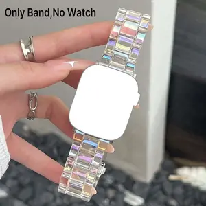 Watch Band (Band Only), Adjustable Lightweight Watch Band for Women & Men, Compatible with Apple Watch Ultra 3/2/1 and Series 10/SE/9/8/7/6/5/4/3/2/1, Smartwatch, Smart Watch Straps, Smart Watch Accessories, Smartwatch Compatible Bands