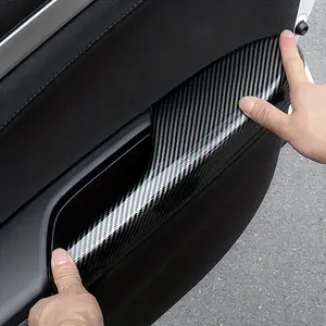 [HONDA |   Carbon Fiber] HONDA 2016-2021 10Th CIVIC SEDAN HATCHBACK TYPE-R Carbon Fiber Door Armrest Protector Cover 4PS