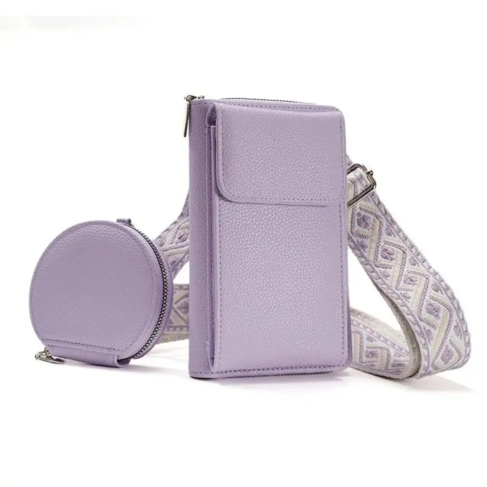 Women’s Trendy Leather Crossbody Phone Purse, Adjustable Shoulder Strap Mini Messenger Handbag, Multi-Functional Everyday Carry Bag, Fashion Accessory Suitable For Travel, Shopping And Daily Casual Outings